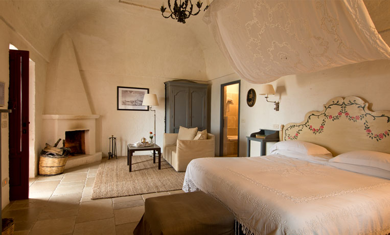 Junior Suite at Hotel Masseria Torre Coccaro in Puglia