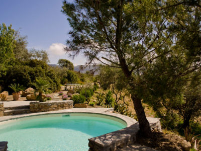 The pool at the Villa Relais San Damian in Liguria